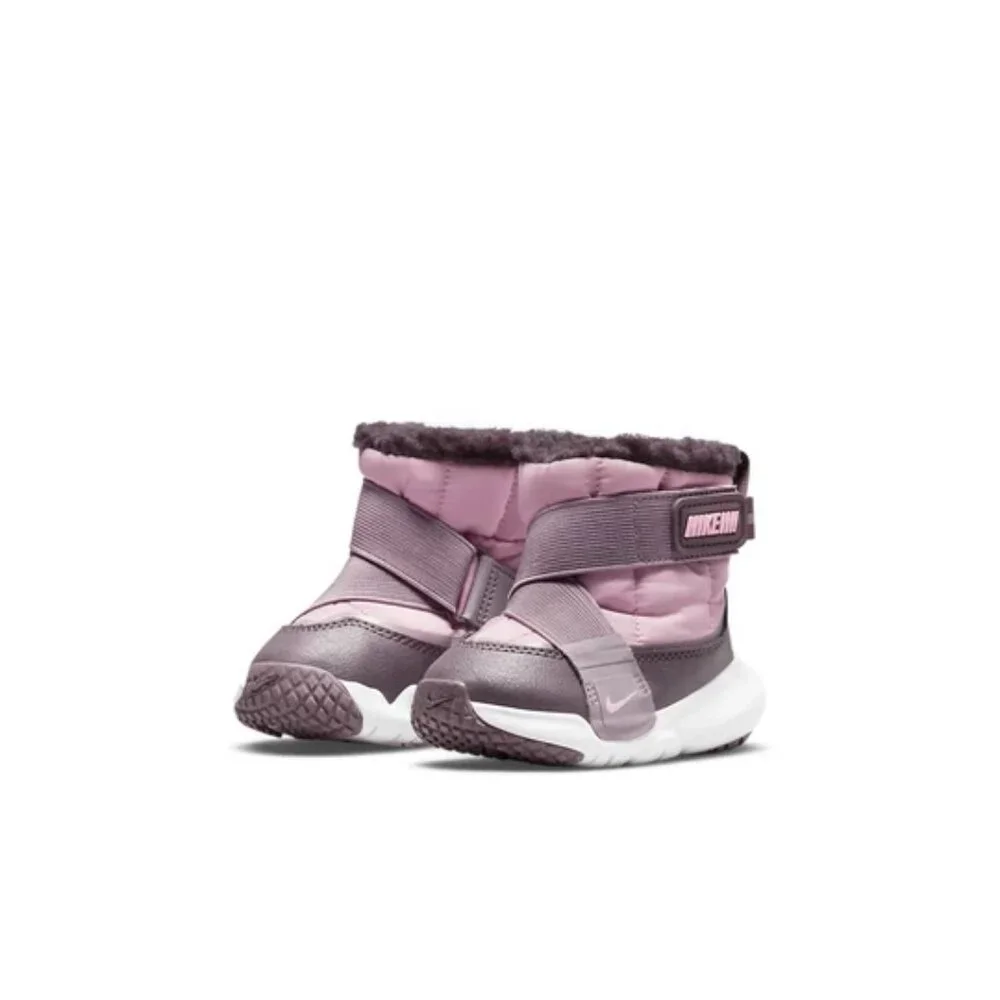 Nike Girl's Pink Flex Advance DD0303-600‎ Fur Ankle Winter Snow Boot Size 10C